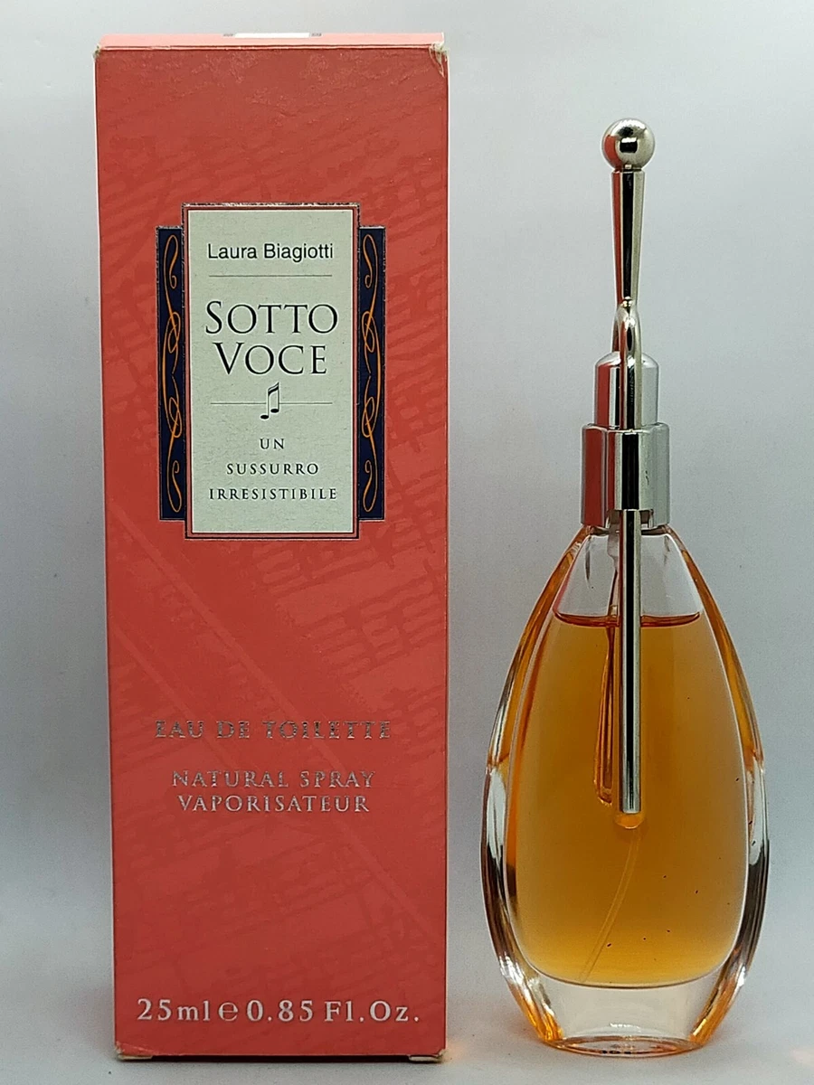 Rare SOTTO VOCE LAURA BIAGIOTTI Eau de Toilette Spray 25 ml = 0.85 fl oz |  eBay