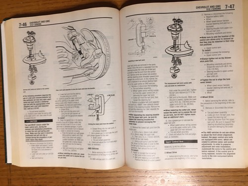 Chevy 1500 2500 Pick-up Truck 2000-2004 Service Shop 2 Repair Manual Maintenance - Picture 7 of 12