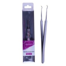 Daylogic Hooked Tweezer 4.5'' stainless steel day logic