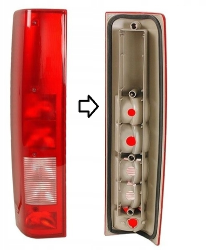 Feux Arrière Gauche + Droit Pour Iveco Daily 1999-2006 - Lot De 2 Pièces Neuves TYC