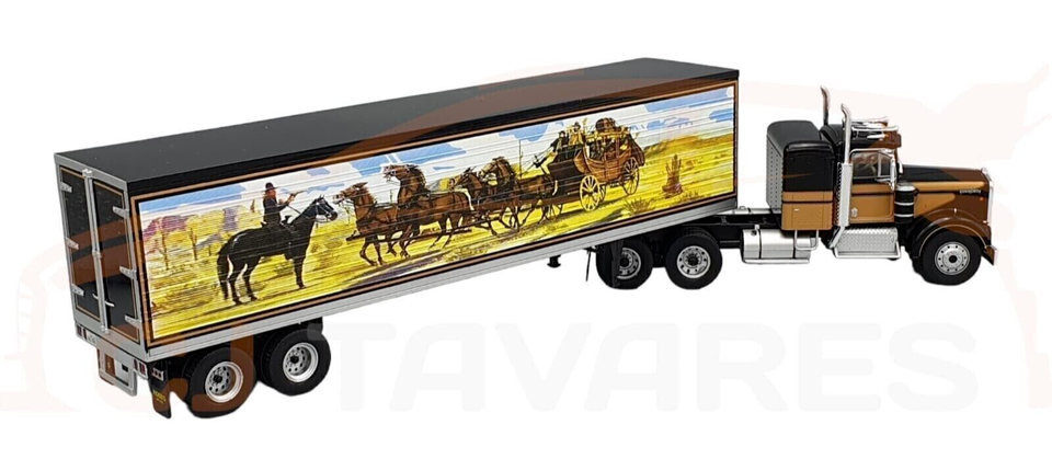 Semi-Remorques Américains 2023 - 1/43 (Altaya) - 31,99€ Codif Presse : 02276 43 - Kenworth W925 (1970) - Smokey and the Bandit Sorti le Mardi 24/09/2024 Photos échelle 1 Le suivant… 44