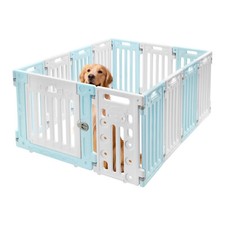 103 136 65cm Freestanding Dog Playpen Pet Safety Fence Dog Playpen With Door