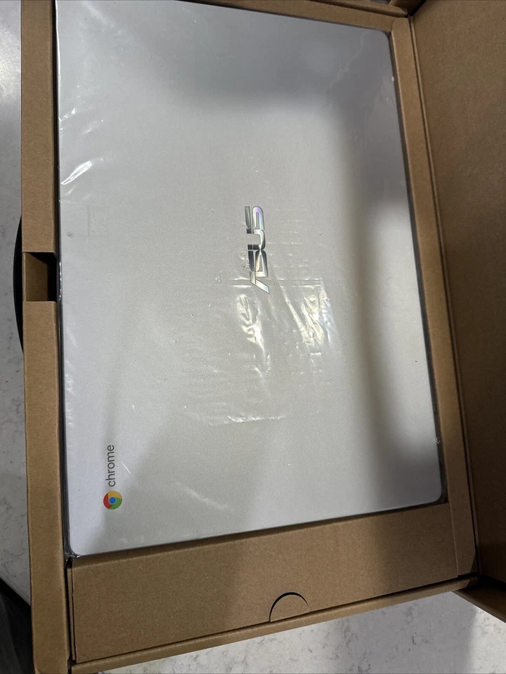 ASUS Chromebook C523 Laptop, 15.6" HD NanoEdge-Display with 180 Silver  - Image 2 of 4