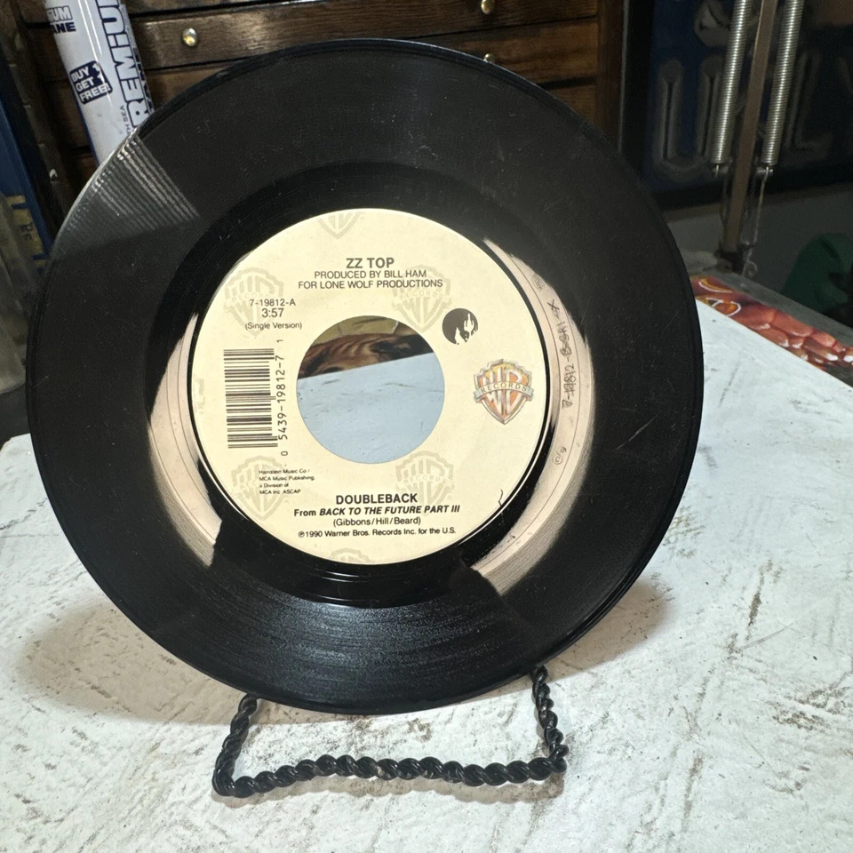 ZZ Top / Double Back & Planet of Women / 1990 45rpm Foto 4 de 4