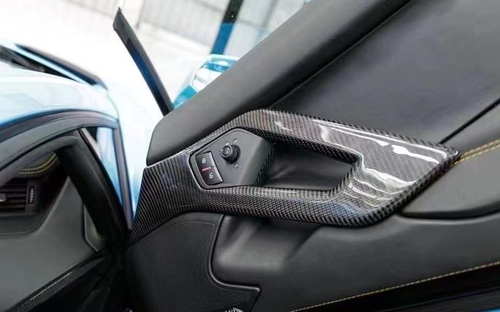 Carbon Fiber Interior Door Handle Cover Panel For Lamborghini Aventador ...