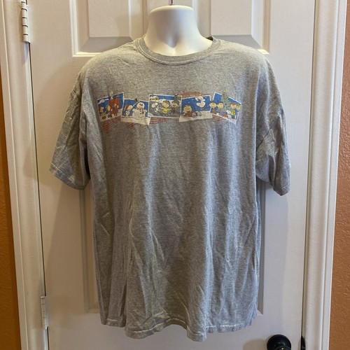 Peanuts Christmas/ Winter T-shirt Men’s XL Gray S/S Peanuts Brand PG-16