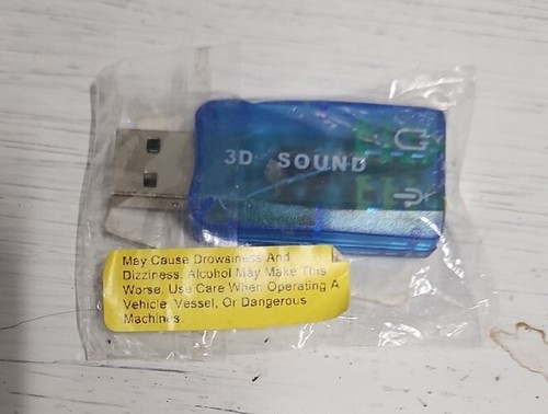 USB 2.0 3D Virtual Audio Sound Card Adapter DAC Converter 7.1 CH Surround - Picture 4 of 5