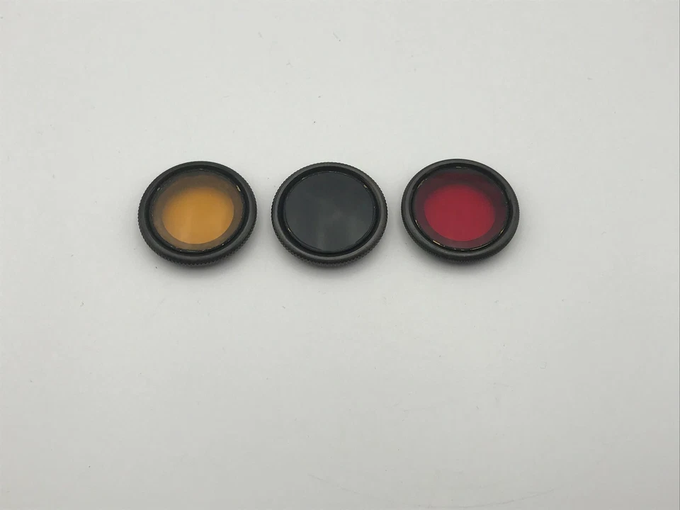 Green Red Yellow Camera Lens Filters? Glass Not Sure Steampunk Vintage Set HELP - Image 4 of 4