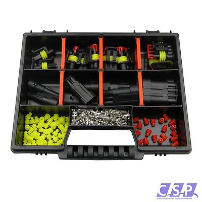 AMP Superseal Starter Set Sortimentskasten Stecker 1- 4-pol  KFZ LKW BOOT