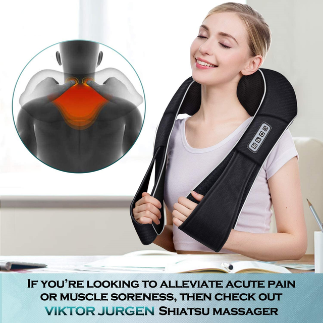 viktor jurgen back massager neck massager with heat