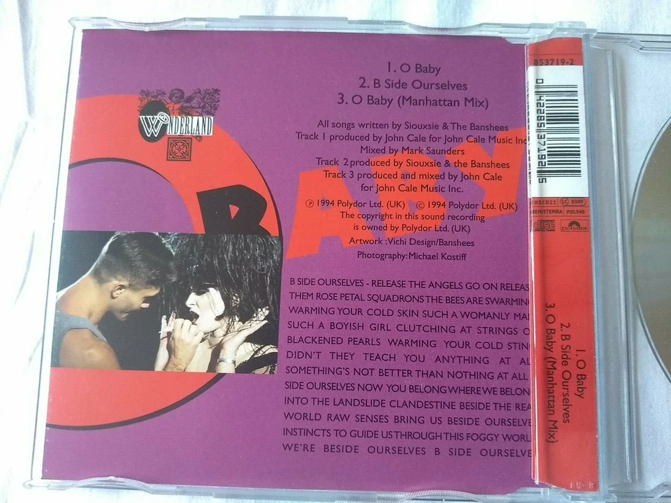 Siouxsie & The Banshees O Baby 1994 3 Track CD Punk Goddess B Side ourselves - Image 3 of 4