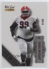 2022 Wild Card MATTE White 20 Stripe 4/100 Jordan Davis #MB-69 Rookie RC g1d. rookie card picture