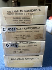 E & B Valley Railroad Co. 018-4608 HO Pullman Standard 6-6-4 Sleeper CNR +3