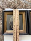 Vintage Miniature Portraits Gold Tone Frame  Velvet ?Set Of 2 — photo 8