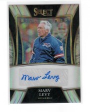 2021 Panini Select Select Signatures Prizm #96 Marv Levy Autographed Bi ID:42913
