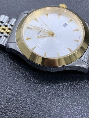 Gucci G-Timeless 38 mm Estuche Plateado, Dorado (YA126409) - Imagen 10 de 10
