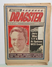 Vintage National "Dragster" News Publication  May 14, 1971   Seymour, Indiana