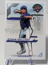 Ethan Holliday 2025 Panini Prospect Edition Base Chrome (RC)