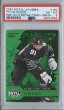 2020-21 Skybox Metal Universe Tyler Seguin 184 Green Precious Gems PMG /10 PSA 8