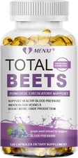 Total Beets Circulation Superfood Beet Root with Blood Pressure Support 120ct
