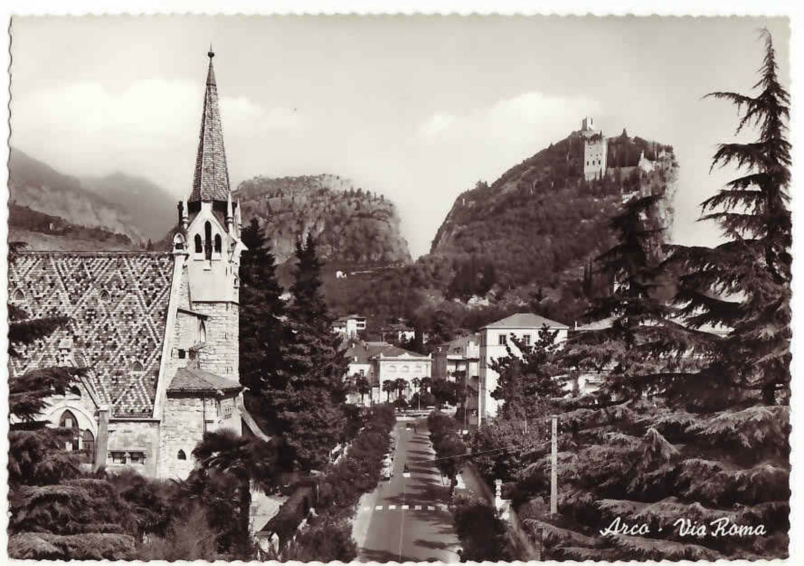ARCO - TRENTO - VIA ROMA - NON VIAGG. -