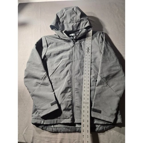 Champion C9 Mens Gray Softshell Hooded Jacket Fleece Lined Size L image 5
