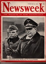 1944 Newsweek February 21 - Anzio; Finland; Charlie Chaplin; Five Sullivans