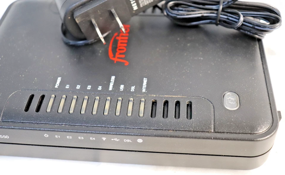 B90-755044-15 Netgear 7550 Frontier ADSL2+ Modem Router MT12-4120100-A1 Intertek - Image 3 of 4