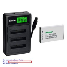 Kastar Battery Triple Charger for Kyocera BP-780S BP-780CS CONTAX SL300R SL300RT