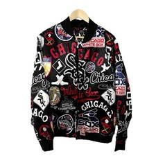 Pro Standard Chicago White Sox Jacket Men Sz XL Black Red White Blue 
