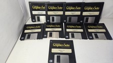 HiJaak Graphics suite Windows 9 Disk Version 3.0 Software 3.5" Floppy Disk