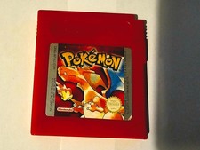 Pokemon Red - Nintendo Gameboy Colour NEW BATTERY FITTED Game Cartridge Only