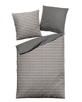 Dormisette BettwäSche Flanell Bl 155X220 Cm Grau Bettbezug Bettzeug