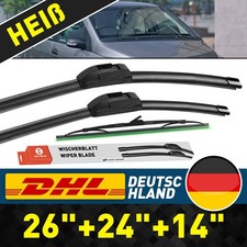 Scheibenwischer Komplett Set für Mercedes-Benz A-Klasse W168 W414 vorne & hinten