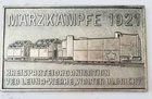 GDR honor plaque March fights 1921-Kreisparteorg. VEB Leuna Werke Karl Ulbrich