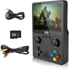 Retro Handheld Game Console with 32G Card Support 11+ Emulators, 3.5-Inch Screen