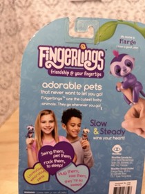Fingerlings Interactive Purple Baby Sloth Pet Marge, 40+ Sounds, Child Gift