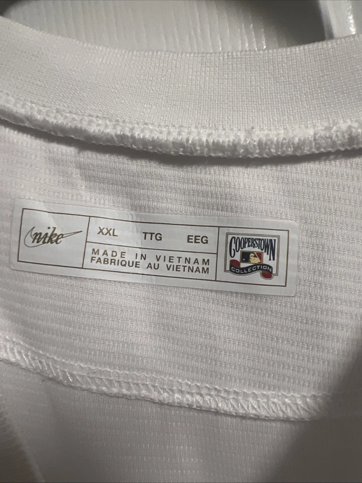 Camiseta deportiva oficial Nike Atlanta Braves Throwback Hank Aaron para hombre XXL Cooperstown Foto 2 de 4