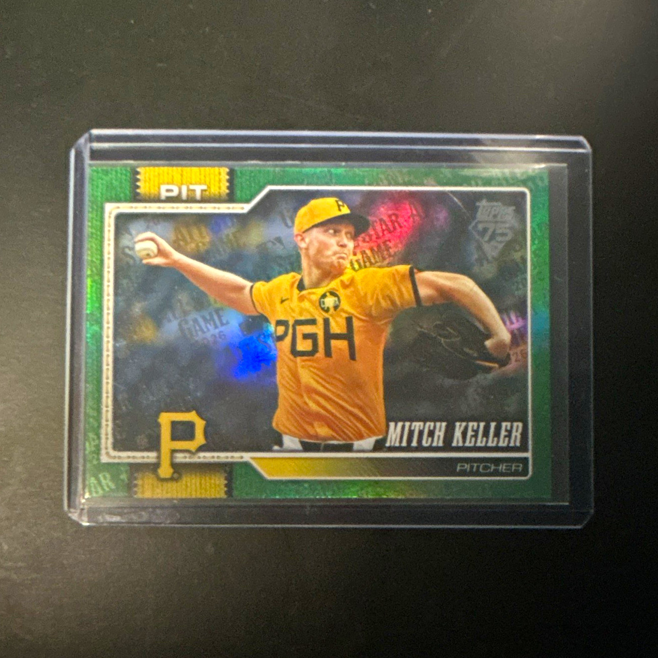 Topps 2026 All-Star Logo Fractor 2026  Mitch Keller #436 Pirates Green 32/99