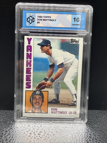 1984 Topps - Don Mattingly #8 (RC). New York Yankees.