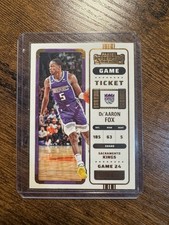 2022-23 Panini Contenders - De'Aaron Fox #56 Game Ticket Bronze