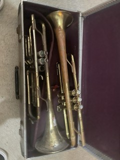 2 Trumpets For Parts Champion and Bufon (for Parts)