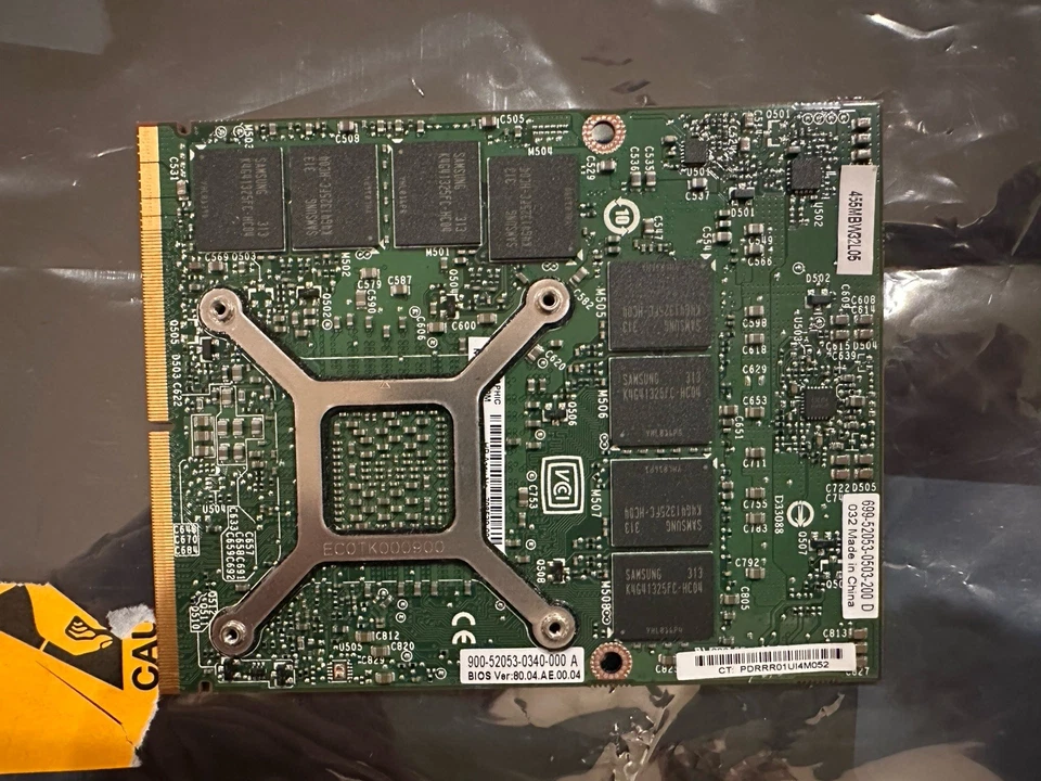 HP Genuine NVIDIA Quadro K5100M 8GB GDDR5 Video Card 728555-001 - Image 2 of 2