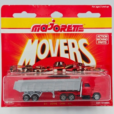 Majorette Magirus Articulated Tipper, Semi Truck #377 (1990 Movers 300 Series)