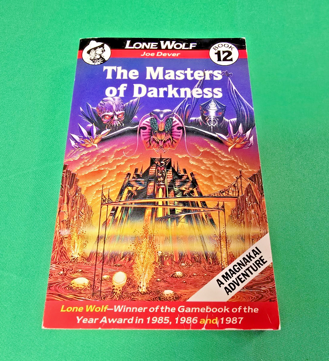 The Masters of Darkness ***VGC 1st/1st EDITION!!*** Joe Dever Lone Wolf #2