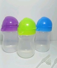 Munchkin Any Angle Click Lock Weighted Flexi Straw Cup 10oz  3 Pack 