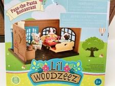 Lil Woodzeez Sylvanian Family Pasta Restaurant Pizzeria Italiener NEU OVP