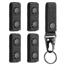 5 Pcs Belt Keepers for Duty Belt, Nylon Basketweave Belt Keepers for 2" Wide Pol