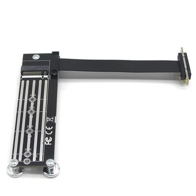 M2 auf PCIE Riser PCIe X1 PCI-E3.0 1x auf M.2 NVMe M Key Riser Card Gen3.0 7605