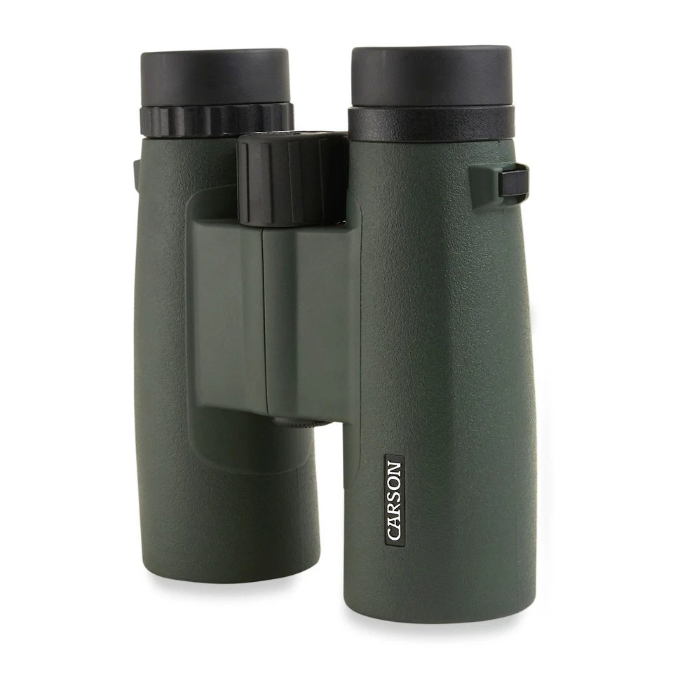 Carson JR Series 10x42mm Roof Prism Binocular, Matte, Green, jr-042 - Image 3 of 4